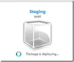 Package Is Deploying