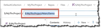 Copy the fully-qualified TFVC folder path to your clipboard. You'll need this later when you start the import.