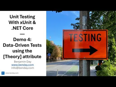 Data-driven Unit Tests in xUnit with the [Theory] Attribute