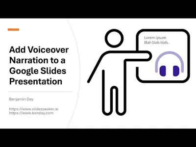 How to Add Voiceover Narration on Google Slides using Slide Speaker