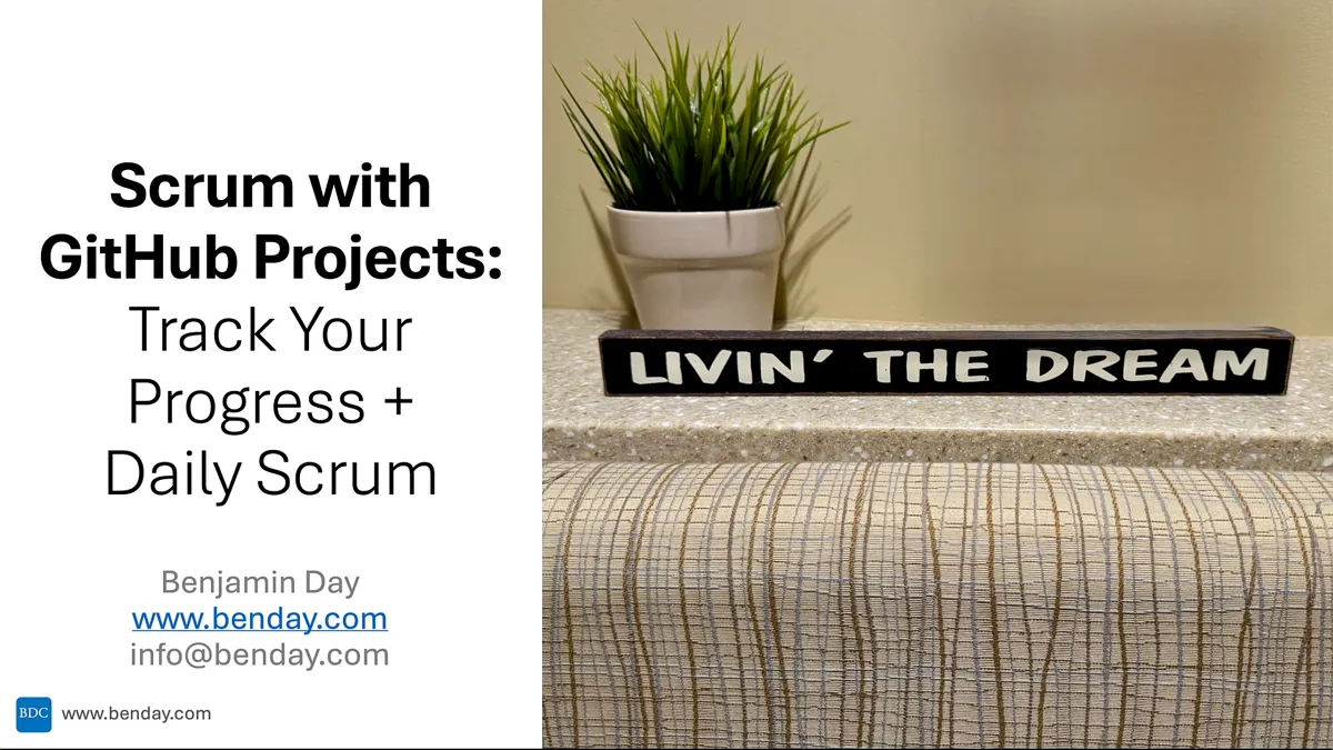 Scrum with GitHub Projects: The Daily Scrum (Demo)