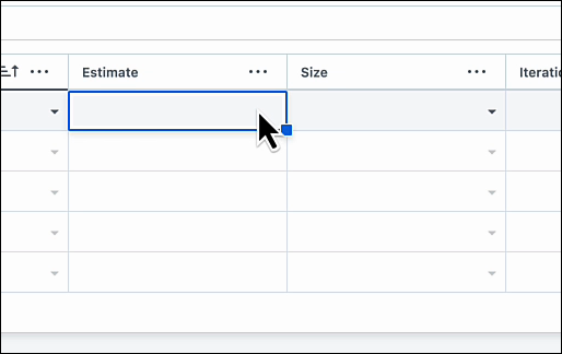 The Estimate and Size values for a PBI