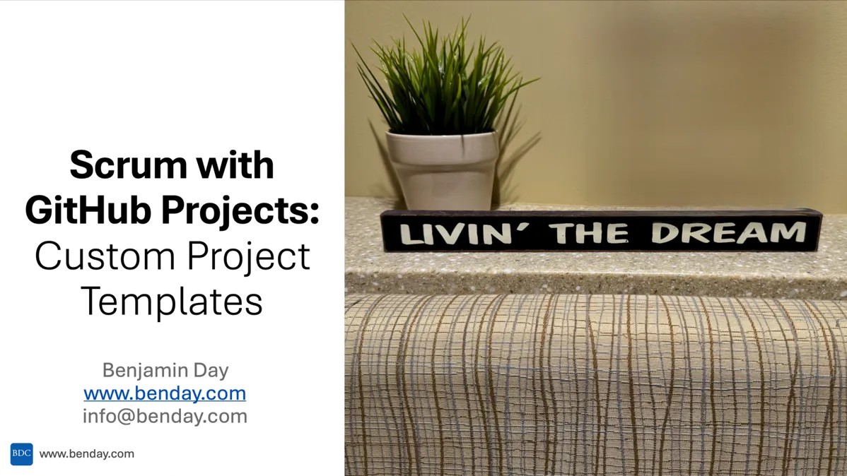 Scrum with GitHub Projects: Custom Project Templates