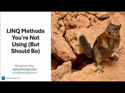 LINQ Methods You're Probably Not Using - (aka. Hidden Gems)