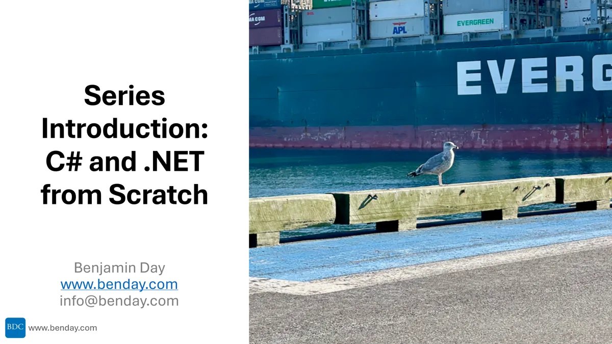 C# Development for Beginners #1: Series Introduction - C# and .NET from Scratch