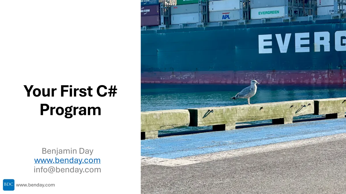 C# Development for Beginners #4: Your First C# Program - Hello World and Beyond