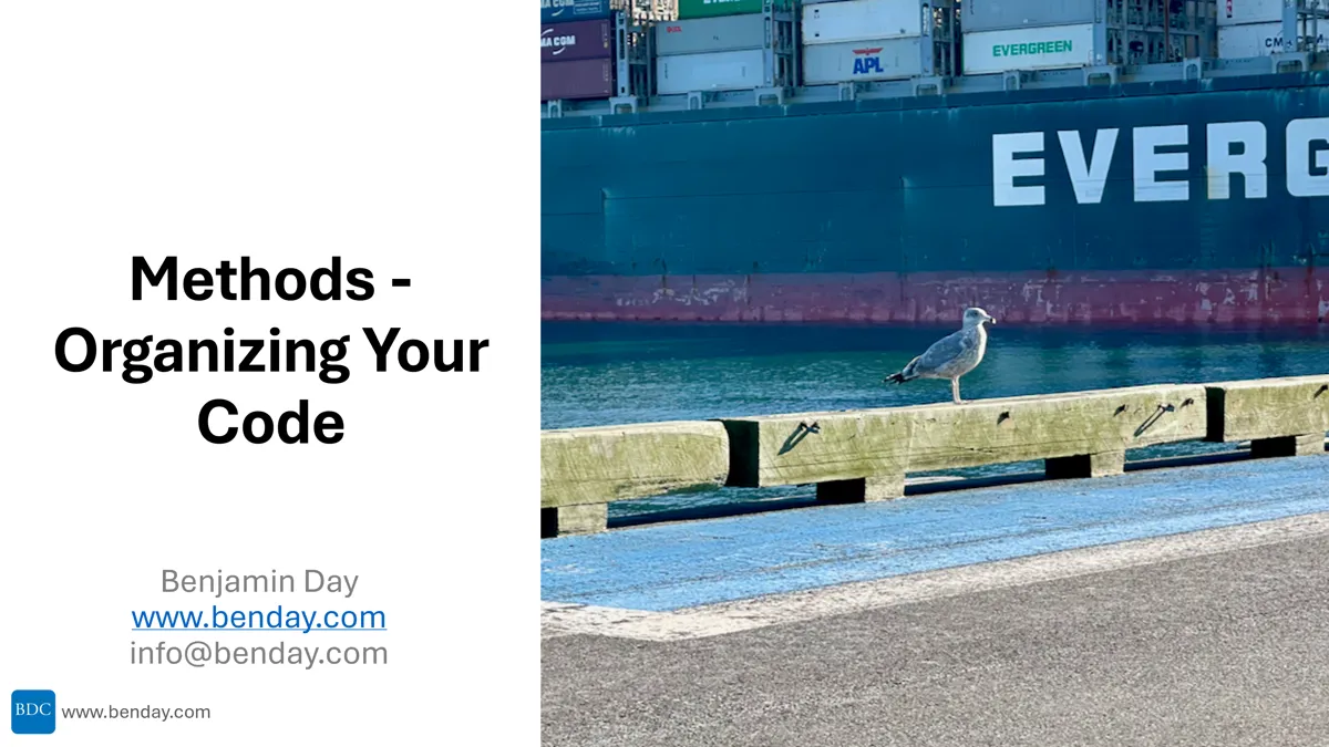 C# Development for Beginners #11: Methods - Organizing Code into Reusable Blocks