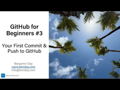 GitHub for Beginners #3: Your First Commit & Push to GitHub