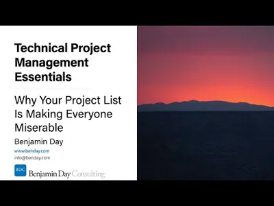 Technical Project Management #1: Why Your Project List Is Making Everyone Miserable