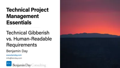 Technical Project Management #4: Technical Gibberish vs. Human-Readable Requirements