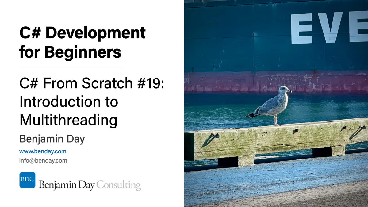 C# Dev for Beginners #19: Intro to Multithreading - Threads, Race Conditions, and Why It's Hard