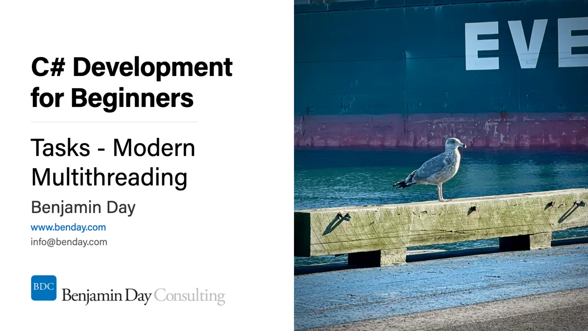 C# Dev for Beginners #21: Tasks - Multithreading with Task.Run, WhenAll, and the Thread Pool