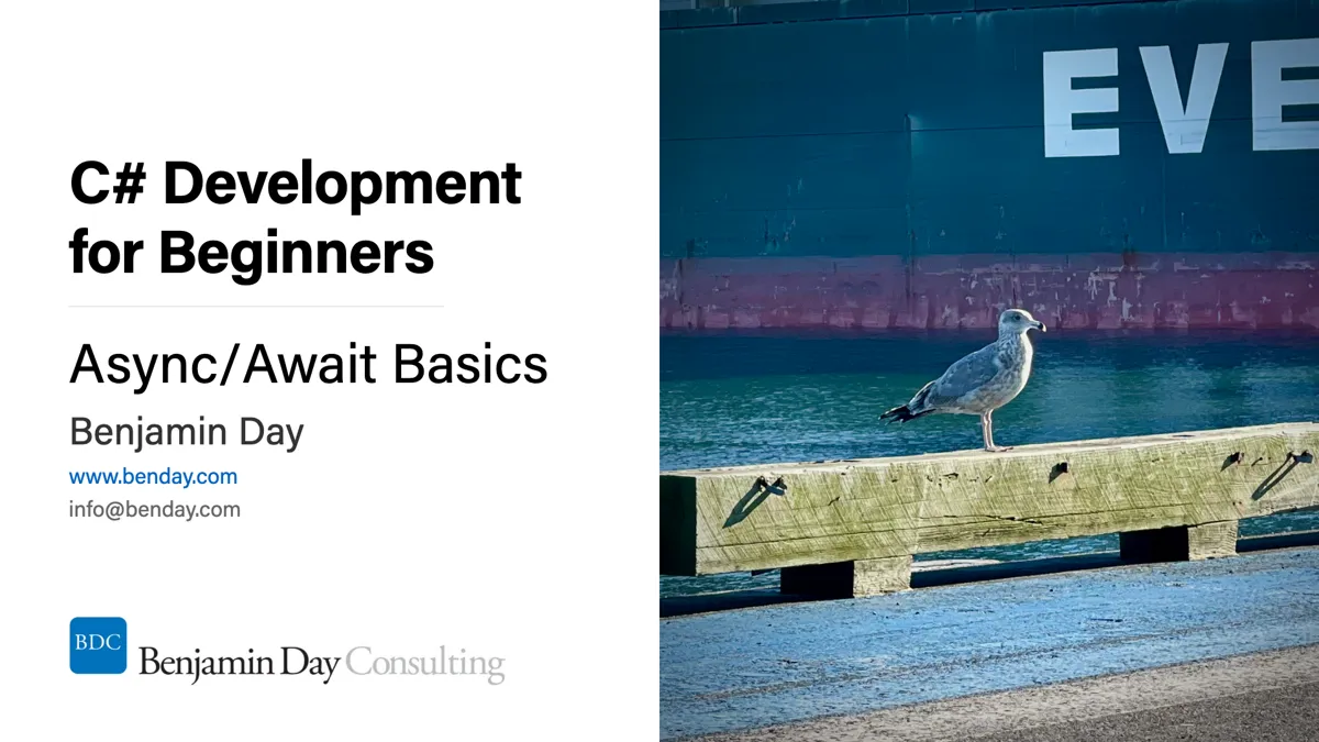 C# Dev for Beginners #22: Async/Await - Stop Blocking Threads and Start Writing Modern C#