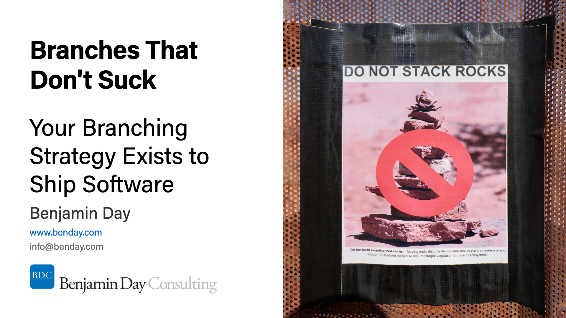 Branches That Don't Suck #9: Your Branching Strategy Exists to Ship Software