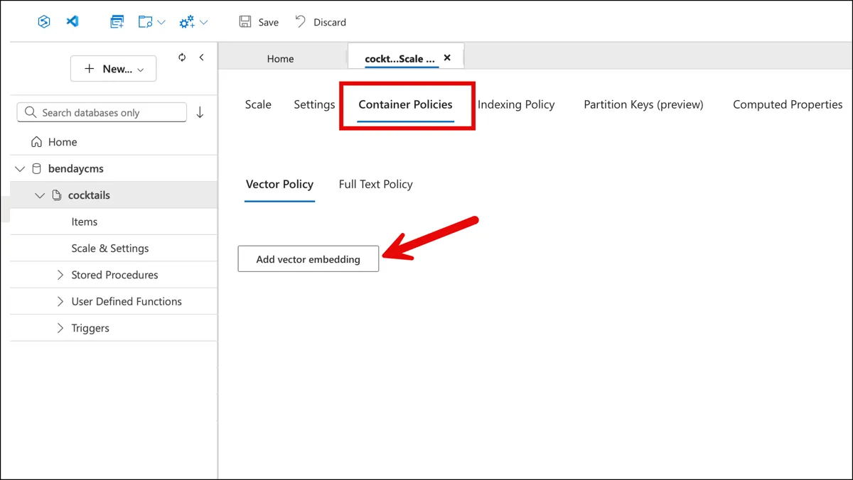 Step 2.2: Container Policies