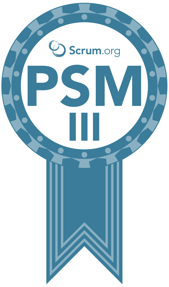 Scrum.org PSM III Certification Logo